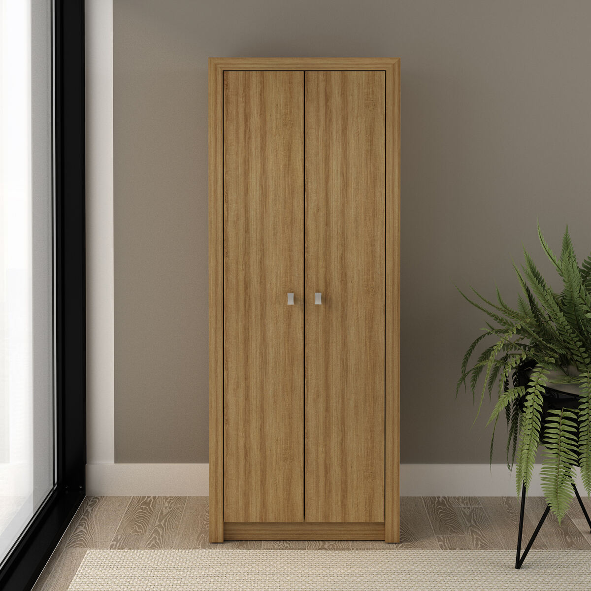 Ver imagem 1 de Armário Escritório com 2 Portas Multimóveis CR25015 Amendoa