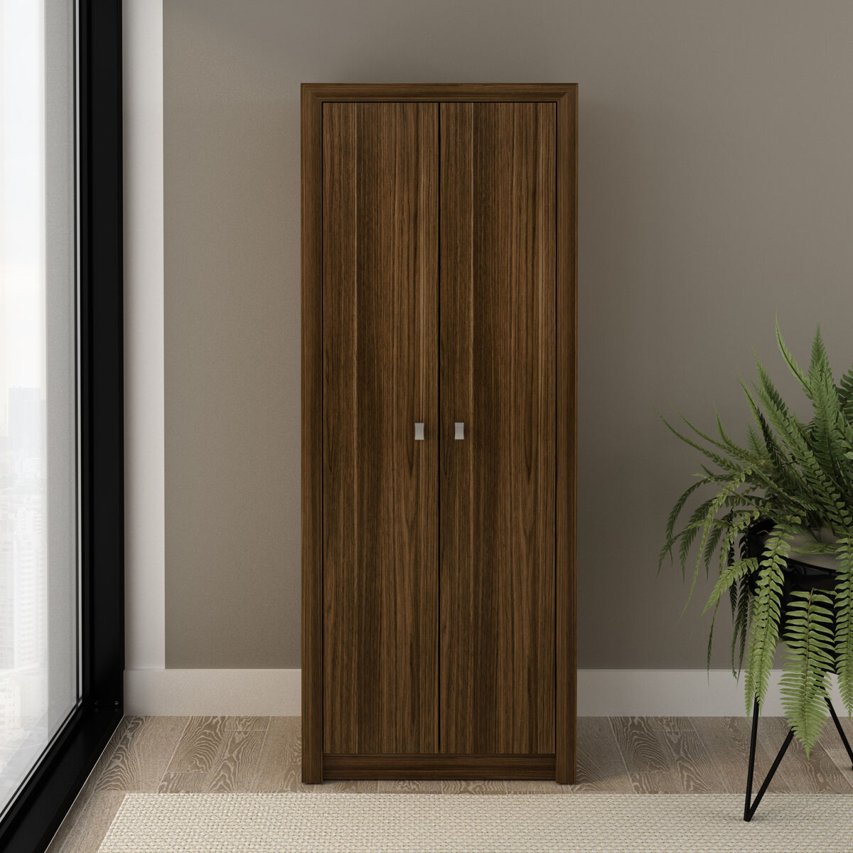 Ver imagem 1 de Armário Escritório com 2 Portas Multimóveis CR25015 Nogal