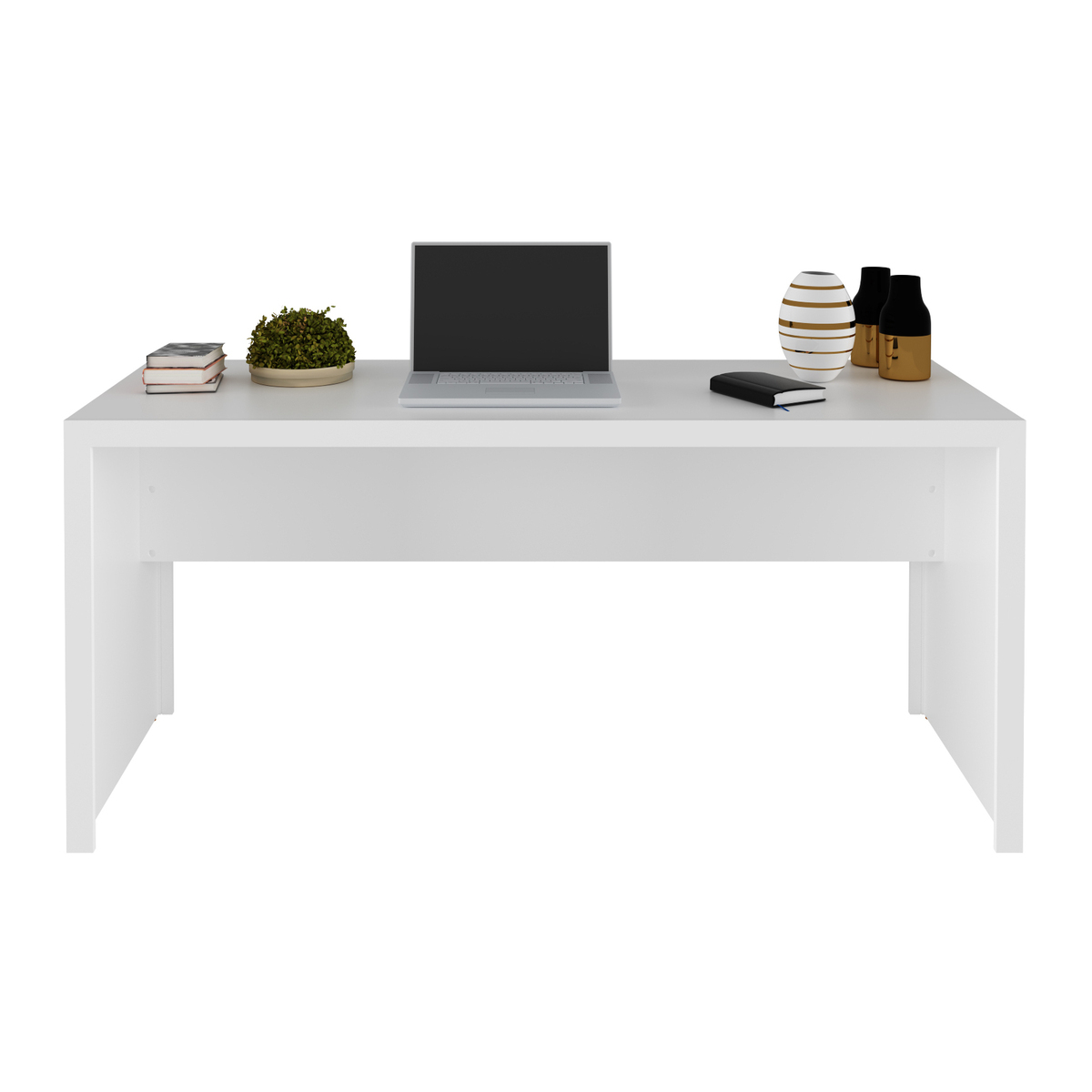 Ver imagem 2 de Escrivaninha/Mesa Escritório Multimóveis CR25019 Branca