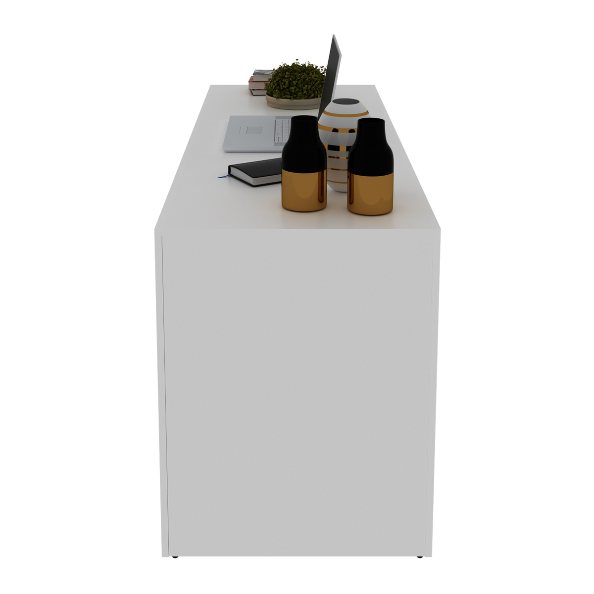 Ver imagem 5 de Escrivaninha/Mesa Escritório Multimóveis CR25019 Branca