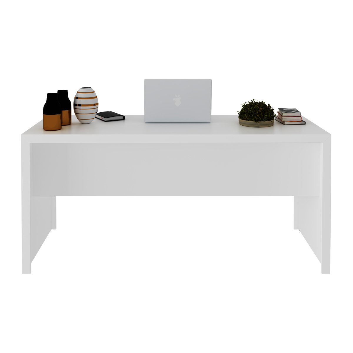 Ver imagem 4 de Escrivaninha/Mesa Escritório Multimóveis CR25019 Branca
