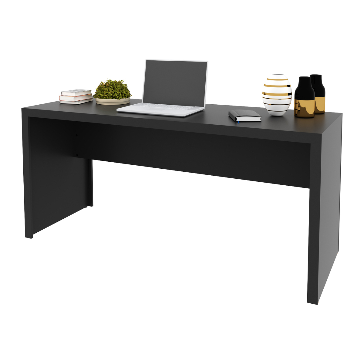 Ver imagem 3 de Escrivaninha/Mesa Escritório Multimóveis CR25019 Preto