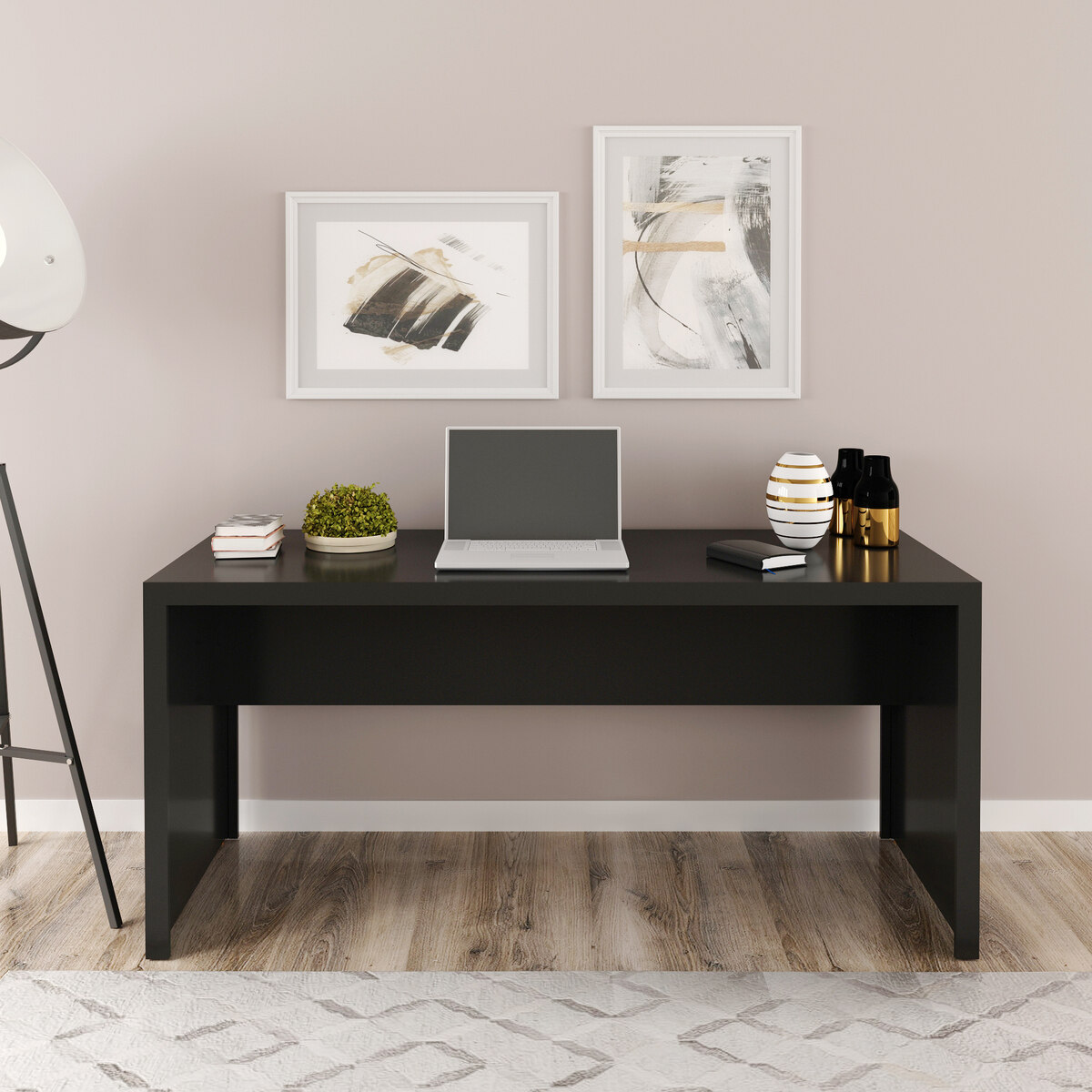 Ver imagem 1 de Escrivaninha/Mesa Escritório Multimóveis CR25019 Preto