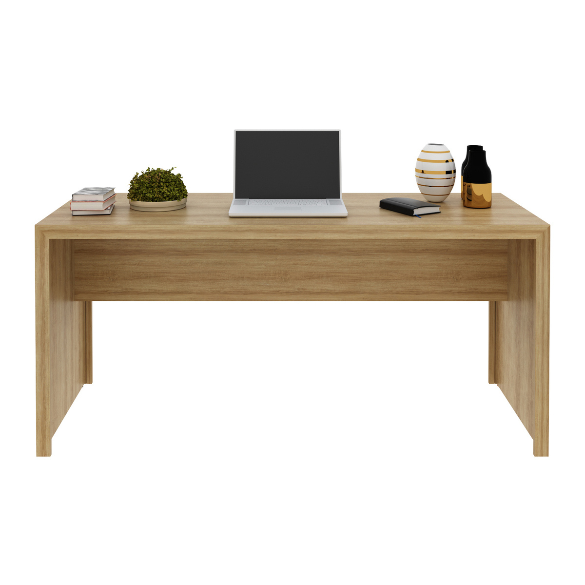 Ver imagem 2 de Escrivaninha/Mesa Escritório Multimóveis CR25019 Amendoa