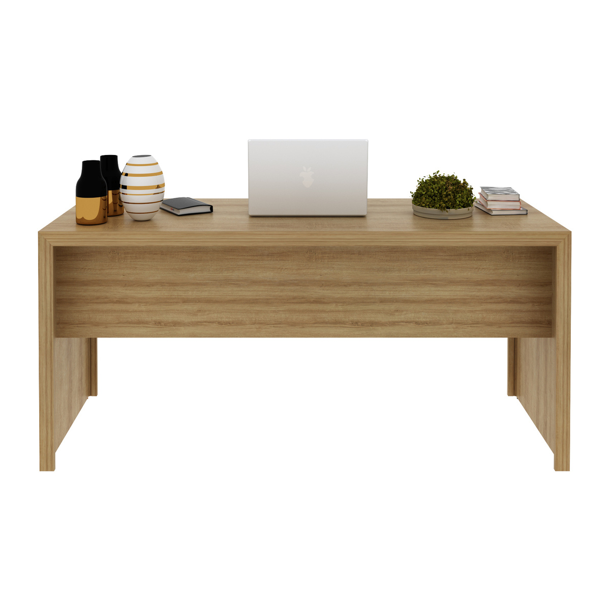 Ver imagem 4 de Escrivaninha/Mesa Escritório Multimóveis CR25019 Amendoa