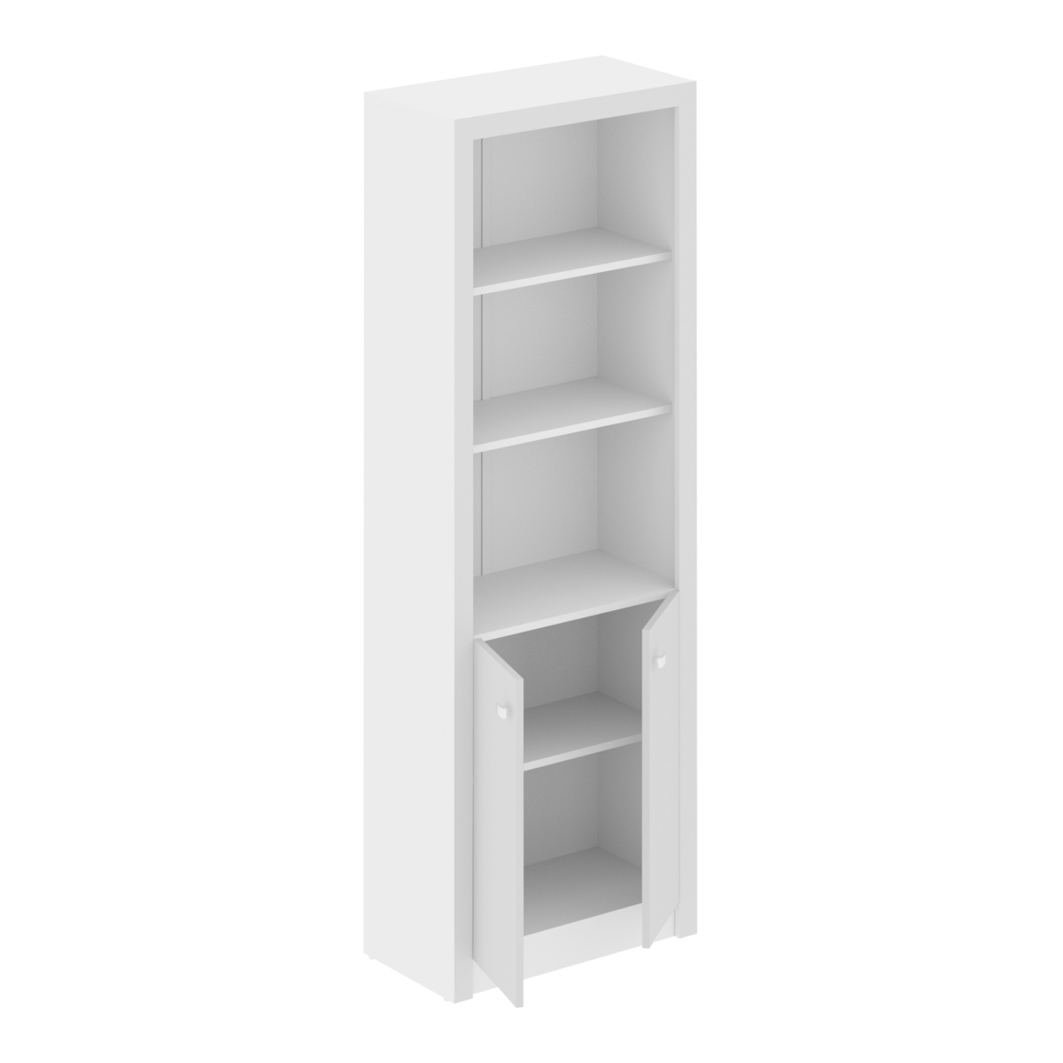 Ver imagem 3 de Armário Escritório com 2 Portas Multimóveis CR25020 Branco