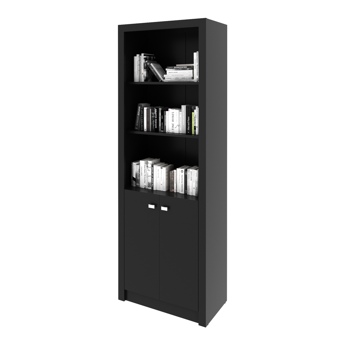 Ver imagem 5 de Armário Escritório com 2 Portas Multimóveis CR25020 Preto