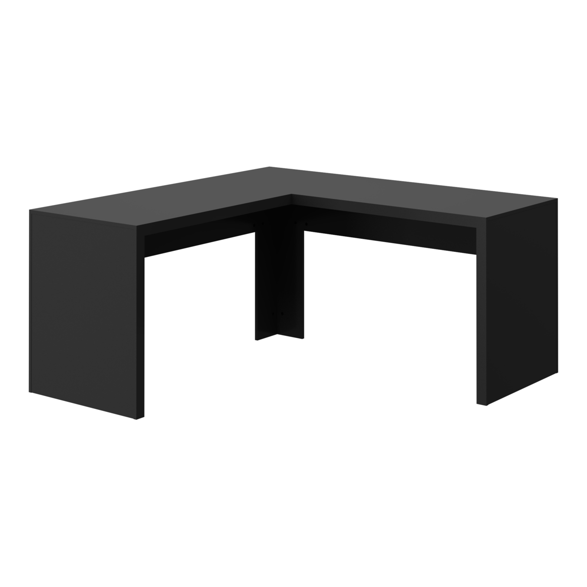 Ver imagem 5 de Escrivaninha/mesa Escritório de Canto Multimóveis Cr25024 Preto
