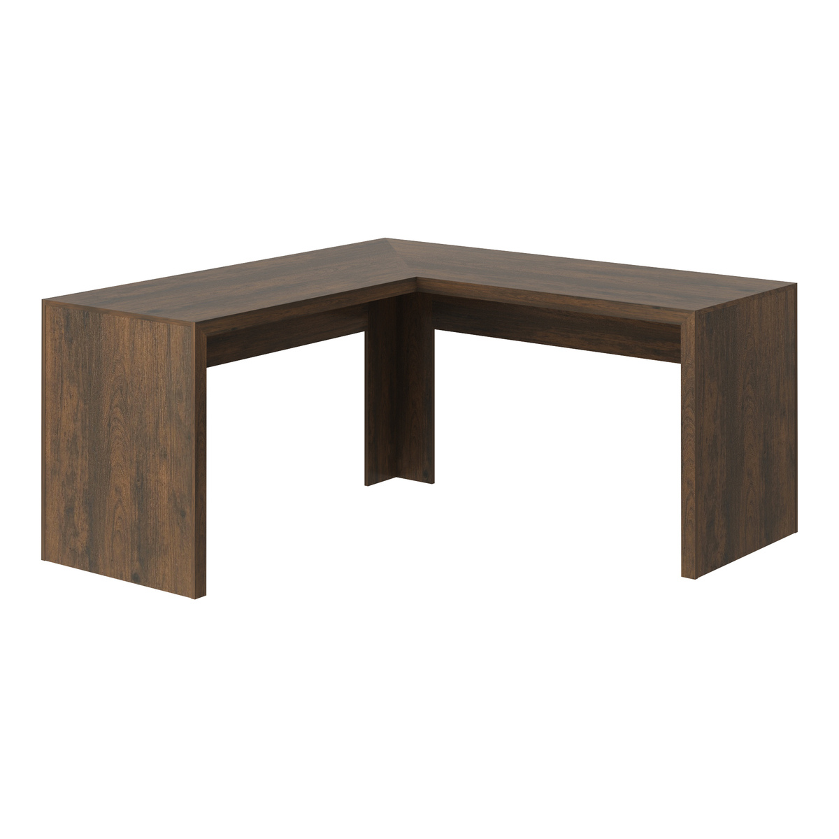 Ver imagem 4 de Escrivaninha/Mesa Escritório de Canto Multimóveis CR25024 Rustica