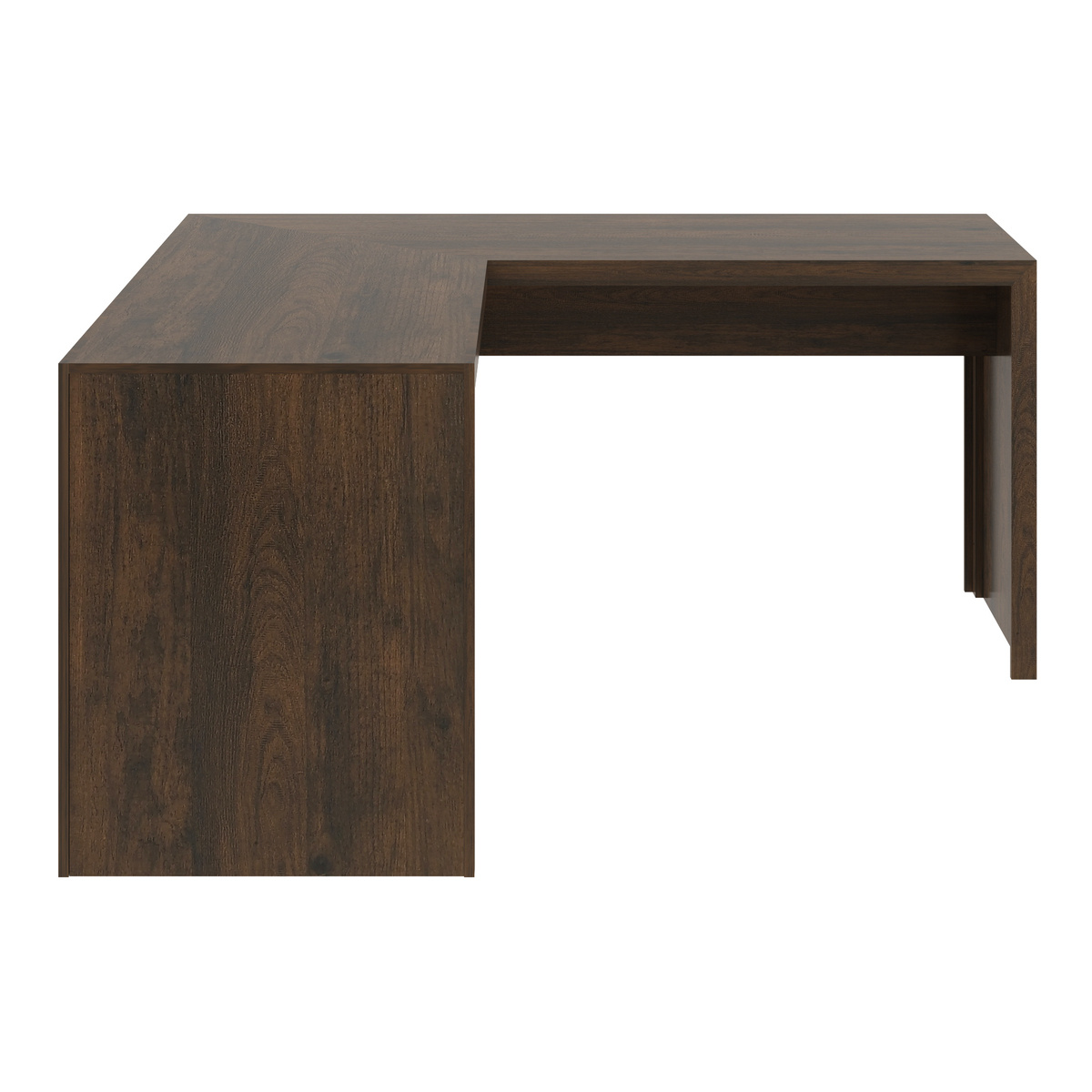 Ver imagem 5 de Escrivaninha/Mesa Escritório de Canto Multimóveis CR25024 Rustica