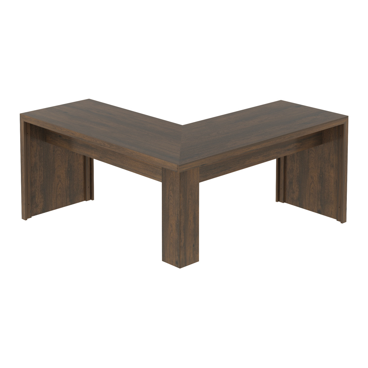 Ver imagem 3 de Escrivaninha/Mesa Escritório de Canto Multimóveis CR25024 Rustica