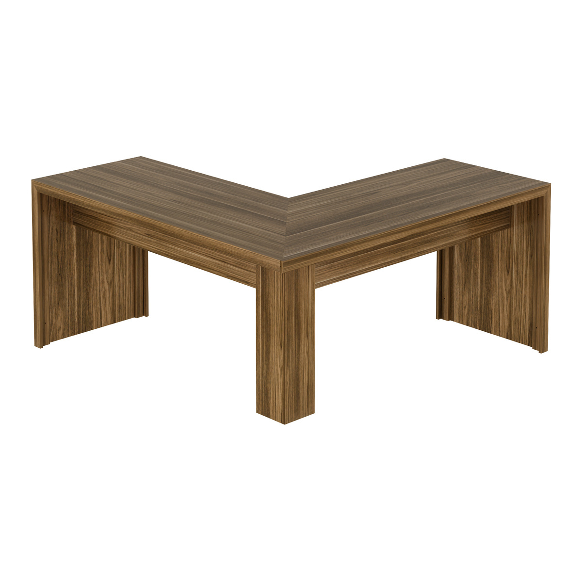 Ver imagem 5 de Escrivaninha/Mesa Escritório de Canto Multimóveis CR25024 Nogal