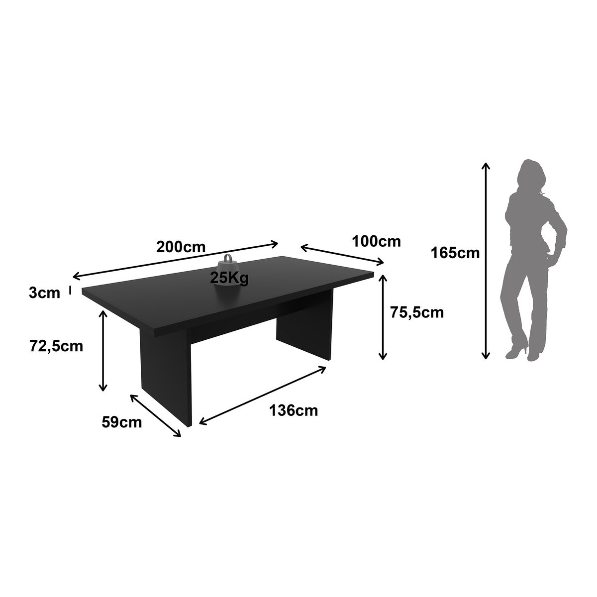 Ver imagem 6 de Mesa Escritório/Reunião Multimóveis CR25027
