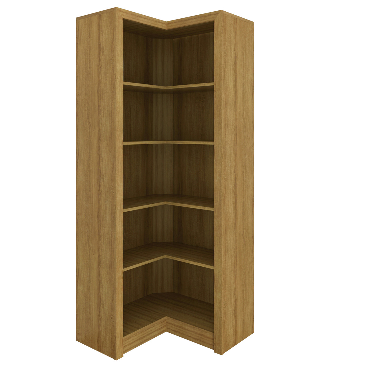 Ver imagem 3 de Estante Armário de Canto Multimóveis CR25034 Amendoa