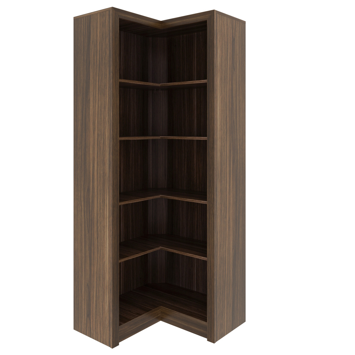 Ver imagem 4 de Estante Armário de Canto Multimóveis CR25034 Nogal