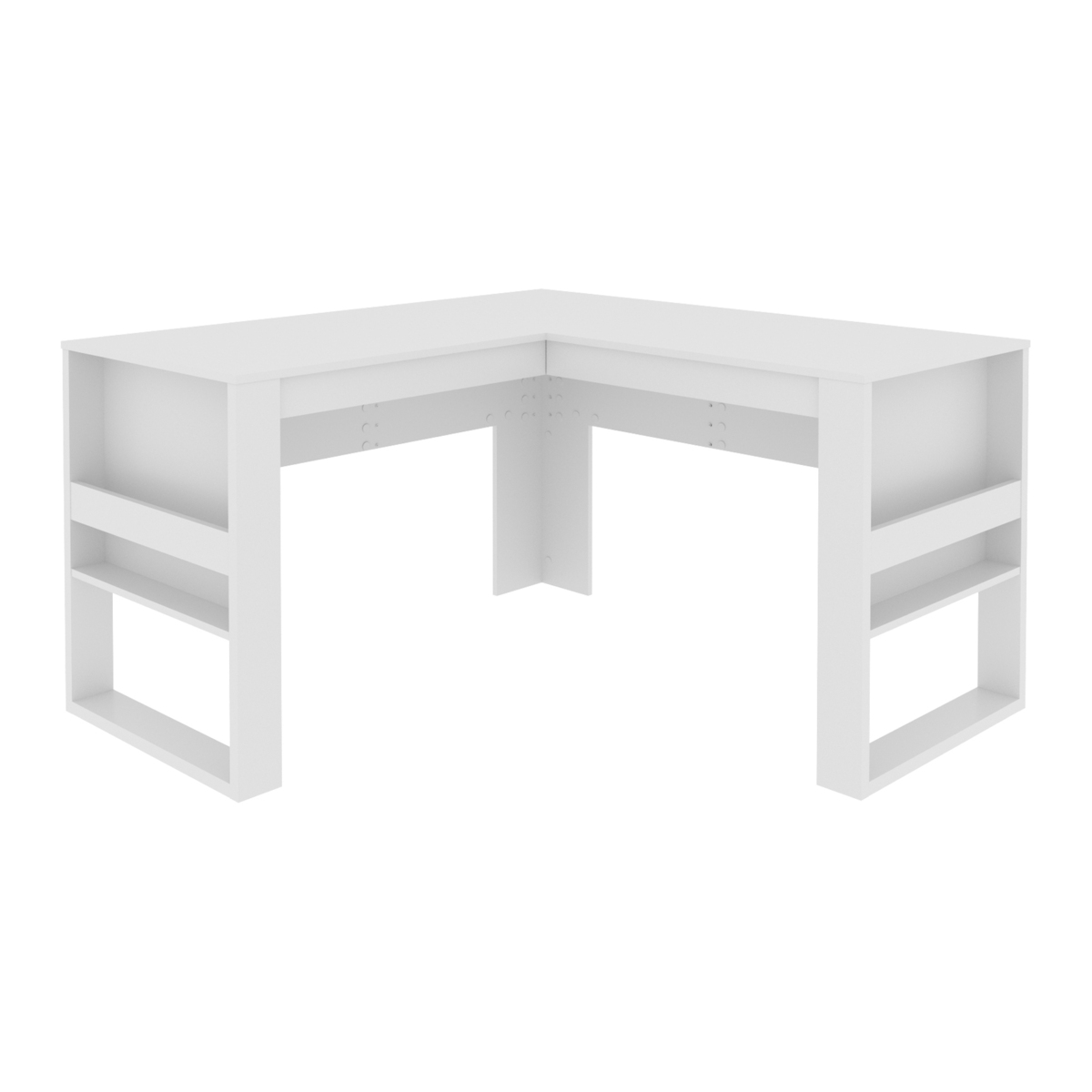 Ver imagem 5 de Mesa Escritório de Canto Multimóveis CR25042 Branca