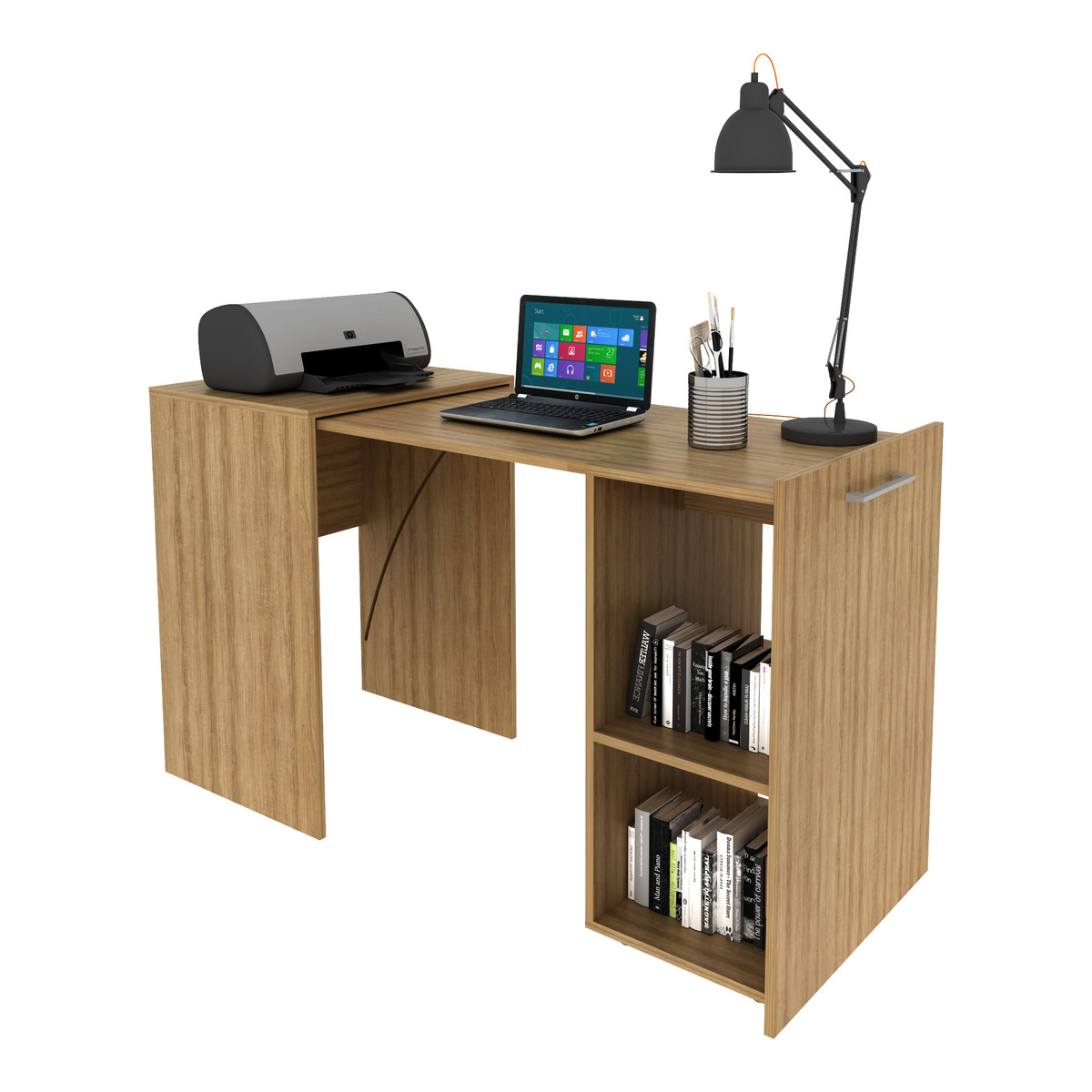 Escrivaninha Articulável Multimóveis CR25065 Amendoa - 6