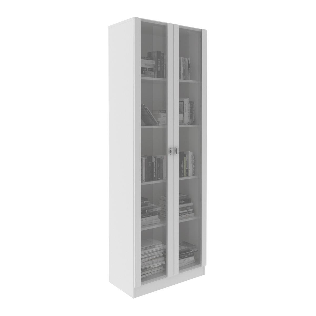 Ver imagem 2 de Armário Estante com 2 Portas de Vidro Multimóveis CR25069 Branco