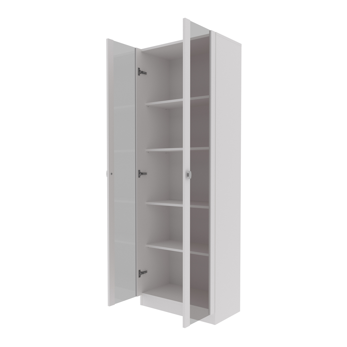 Ver imagem 4 de Armário Estante com 2 Portas de Vidro Multimóveis CR25069 Branco