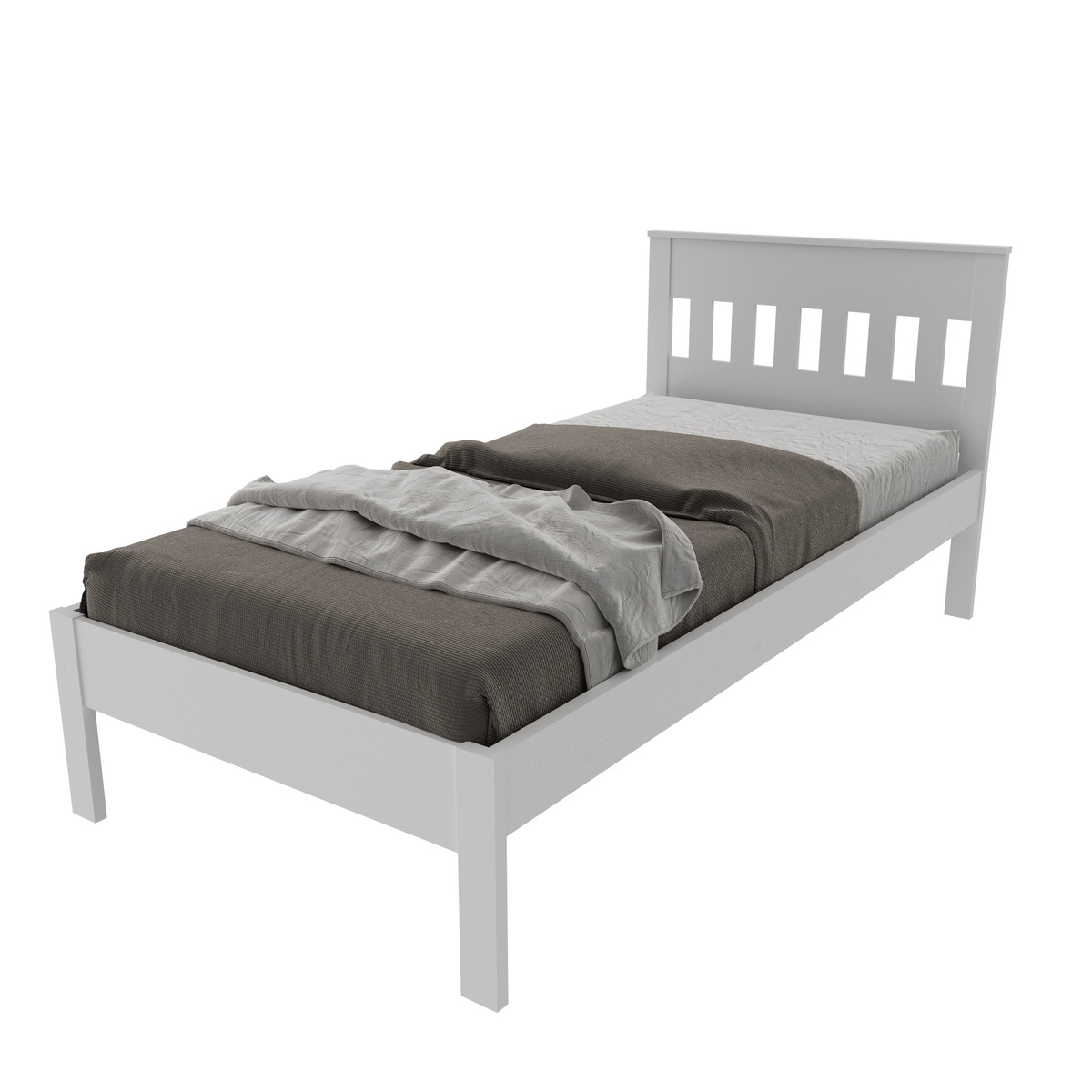 Ver imagem 3 de Cama de Solteiro para Colchão 88 x 188 cm Multimóveis CR35010