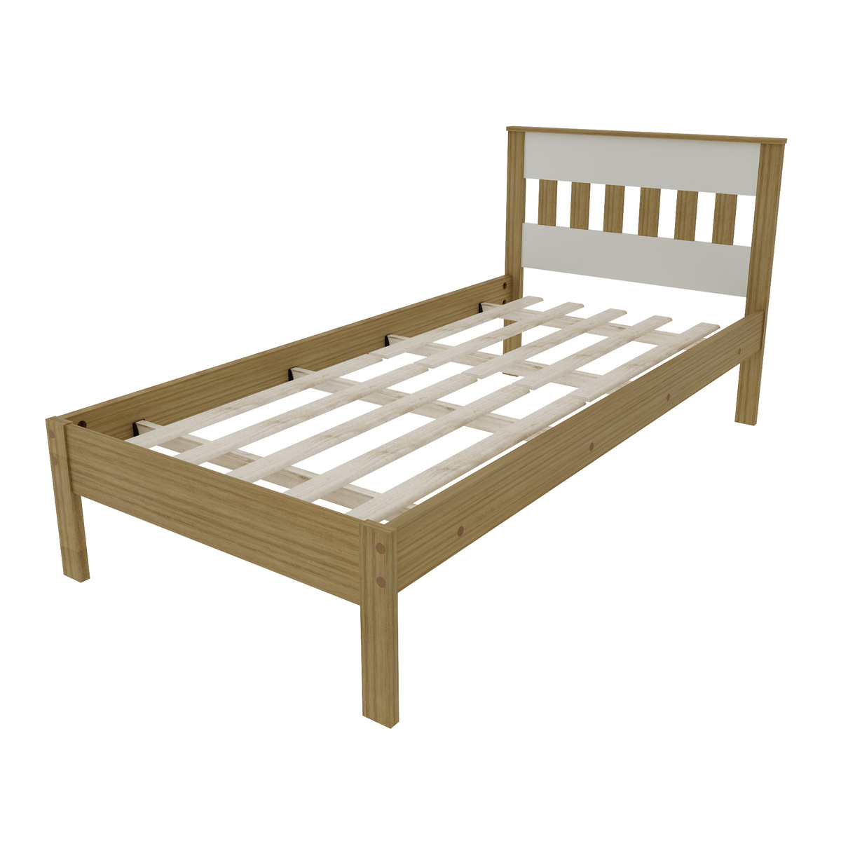 Ver imagem 3 de Cama de Solteiro para Colchão 88 x 188 cm Multimóveis CR35010