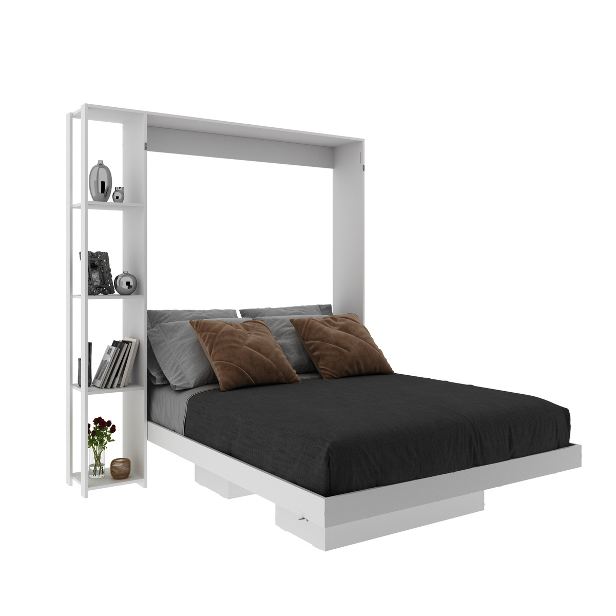 Ver imagem 3 de Cama Articulada Casal para Colchão 138 x 188 cm Multimóveis CR35034 Branca