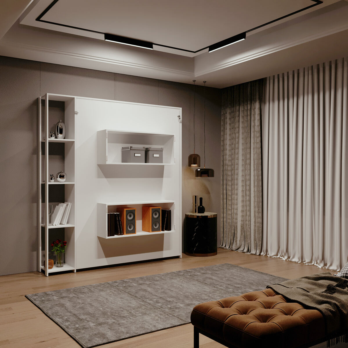 Ver imagem 2 de Cama Articulada Casal para Colchão 138 x 188 cm Multimóveis CR35034 Branca