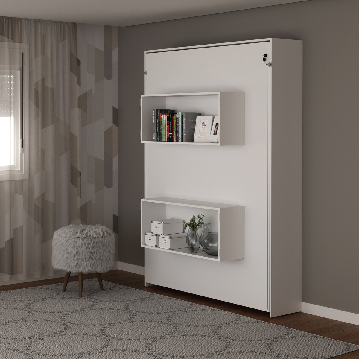 Ver imagem 2 de Cama Articulada Casal para Colchão 138 x 188 cm Multimóveis CR35036 Branca