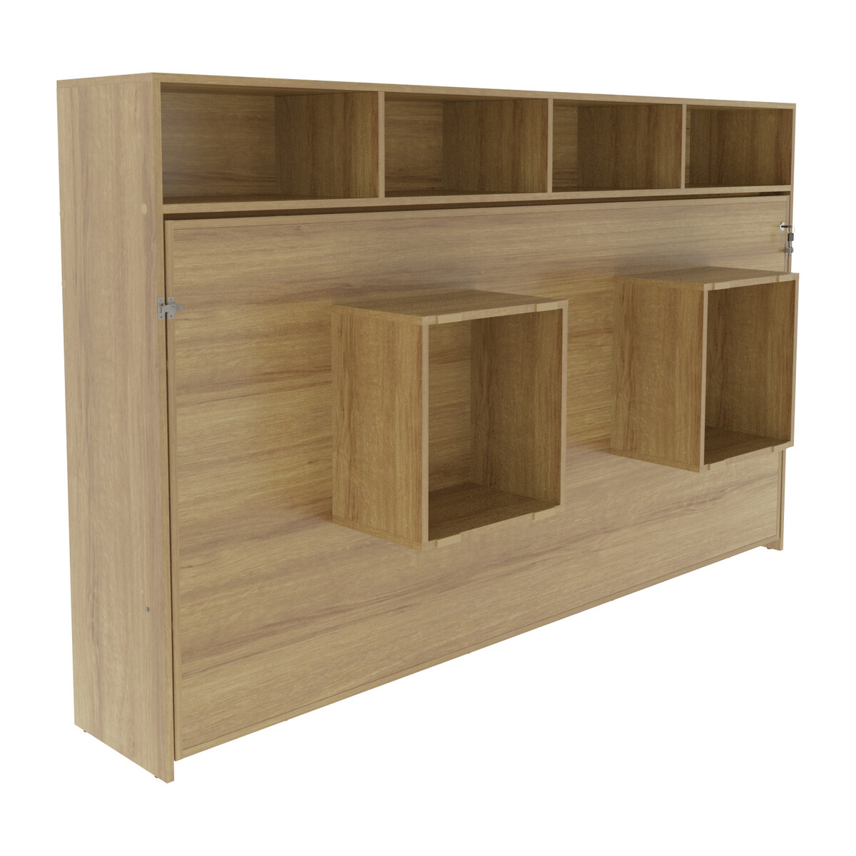 Ver imagem 4 de Cama Articulada Casal para Colchão 138 x 188 cm Multimóveis CR35036 Amendoa