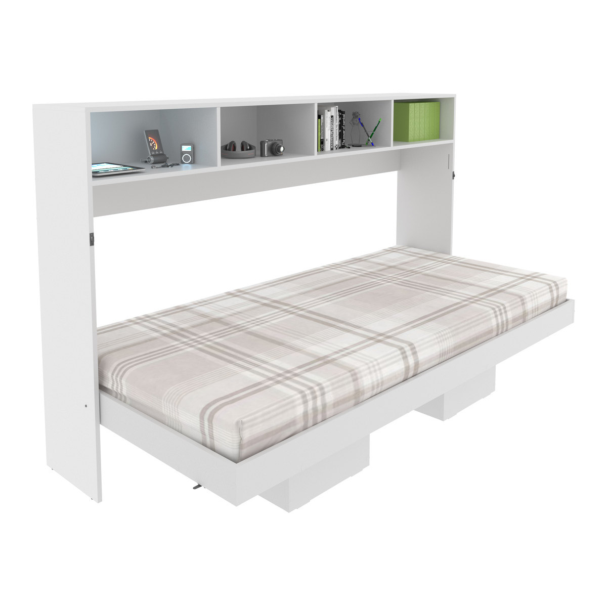 Cama Articulada Solteiro para Colchão 88 x 188cm Multimóveis VCR35066 Branco - 3