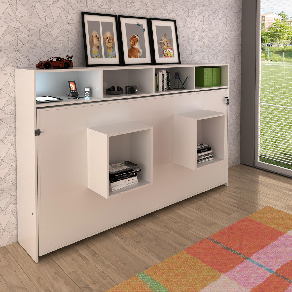 Ver imagem 2 de Cama Articulada Solteiro para Colchão 88 x 188cm Multimóveis VCR35066 Branco