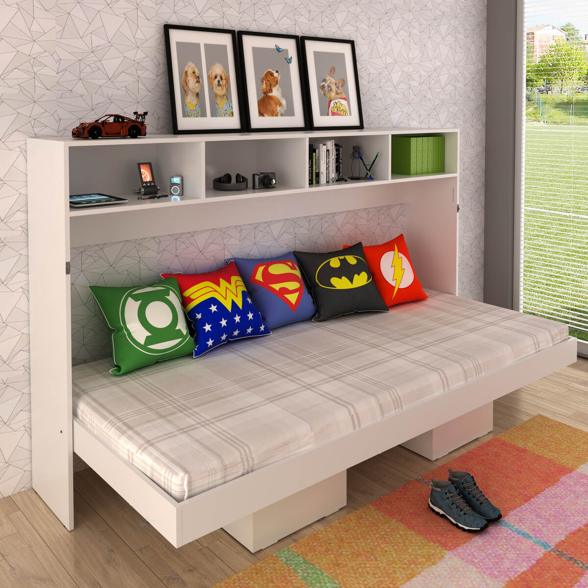 Cama Articulada Solteiro para Colchão 88 x 188cm Multimóveis VCR35066 Branco - 1